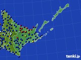 道東のアメダス実況(日照時間)(2019年07月23日)