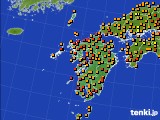 2019年07月23日の九州地方のアメダス(気温)