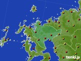 佐賀県のアメダス実況(気温)(2019年07月23日)