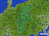 2019年07月24日の長野県のアメダス(日照時間)