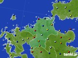 2019年07月24日の福岡県のアメダス(日照時間)