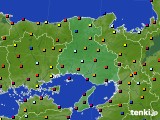 2019年07月25日の兵庫県のアメダス(日照時間)