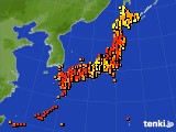 アメダス実況(気温)(2019年07月27日)