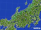 2019年07月27日の北陸地方のアメダス(風向・風速)