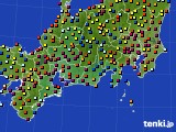 東海地方のアメダス実況(日照時間)(2019年07月28日)