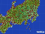 2019年07月28日の関東・甲信地方のアメダス(気温)