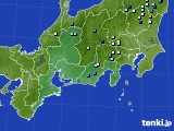 東海地方のアメダス実況(降水量)(2019年07月29日)