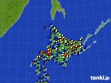 2019年07月29日の北海道地方のアメダス(日照時間)