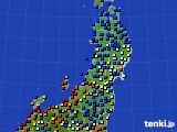 2019年07月29日の東北地方のアメダス(日照時間)