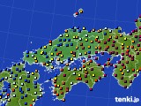 2019年07月29日の中国地方のアメダス(日照時間)