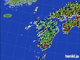 2019年07月29日の九州地方のアメダス(日照時間)