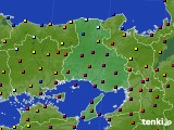 2019年07月29日の兵庫県のアメダス(日照時間)