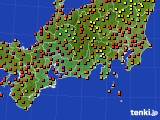 東海地方のアメダス実況(気温)(2019年07月29日)