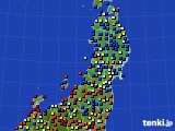 東北地方のアメダス実況(日照時間)(2019年07月30日)