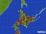 北海道地方のアメダス実況(気温)(2019年07月30日)