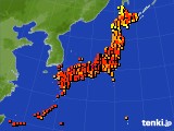 アメダス実況(気温)(2019年07月30日)