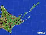 道東のアメダス実況(気温)(2019年07月30日)