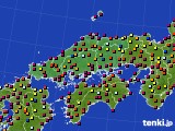 2019年07月31日の中国地方のアメダス(日照時間)