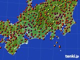 東海地方のアメダス実況(気温)(2019年07月31日)