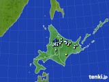北海道地方のアメダス実況(降水量)(2019年08月01日)
