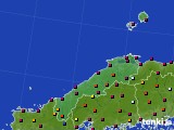 2019年08月01日の島根県のアメダス(日照時間)