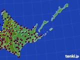 2019年08月02日の道東のアメダス(日照時間)