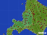 2019年08月02日の道央のアメダス(気温)