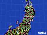2019年08月03日の東北地方のアメダス(日照時間)