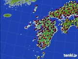 2019年08月03日の九州地方のアメダス(日照時間)