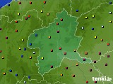 群馬県のアメダス実況(日照時間)(2019年08月03日)