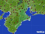 三重県のアメダス実況(日照時間)(2019年08月03日)