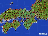 近畿地方のアメダス実況(気温)(2019年08月03日)