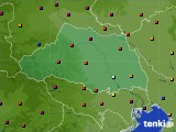 埼玉県のアメダス実況(日照時間)(2019年08月05日)