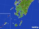 2019年08月05日の鹿児島県のアメダス(日照時間)