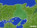 兵庫県のアメダス実況(降水量)(2019年08月06日)