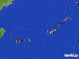 沖縄地方のアメダス実況(日照時間)(2019年08月06日)