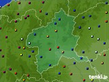 群馬県のアメダス実況(日照時間)(2019年08月06日)