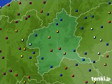 群馬県のアメダス実況(日照時間)(2019年08月06日)