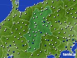 長野県のアメダス実況(風向・風速)(2019年08月06日)