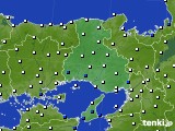 2019年08月06日の兵庫県のアメダス(風向・風速)