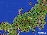 2019年08月07日の北陸地方のアメダス(日照時間)