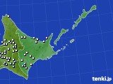 道東のアメダス実況(降水量)(2019年08月08日)