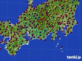2019年08月10日の東海地方のアメダス(日照時間)