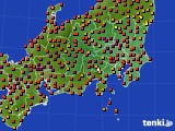 2019年08月10日の関東・甲信地方のアメダス(気温)