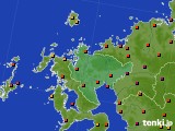 佐賀県のアメダス実況(気温)(2019年08月10日)