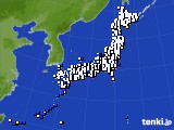 アメダス実況(風向・風速)(2019年08月10日)