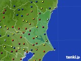 茨城県のアメダス実況(日照時間)(2019年08月11日)