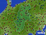 長野県のアメダス実況(日照時間)(2019年08月11日)