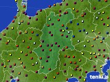 長野県のアメダス実況(日照時間)(2019年08月12日)