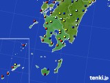 鹿児島県のアメダス実況(日照時間)(2019年08月12日)